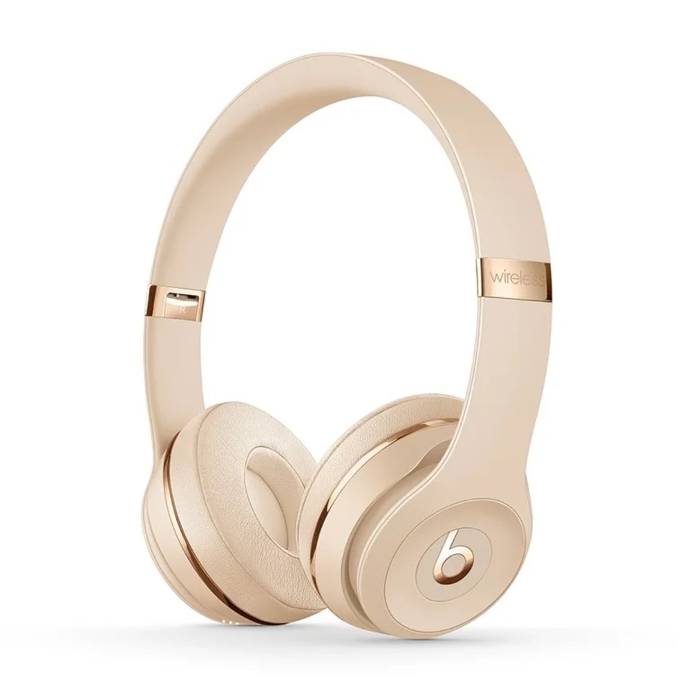 Beats Solo3 Wireless On-Ear Headphones with Apple W1 Headphone Chip, Satin Gold,